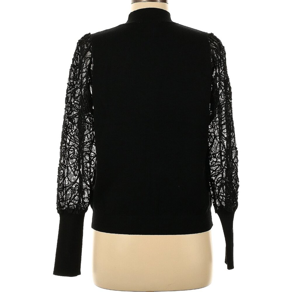 NWT: NANETTE Nanette Lepore Size M Turtleneck Sweater in Black